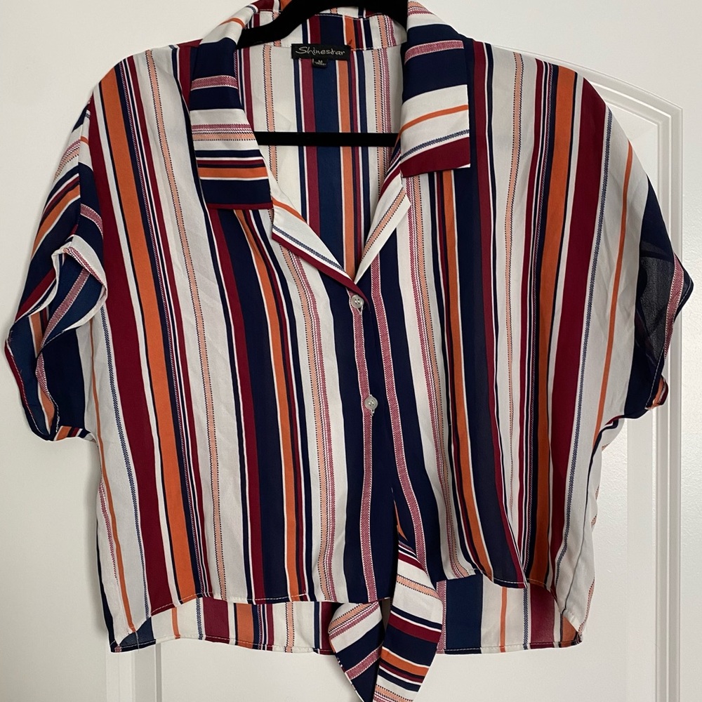 Striped Button-up